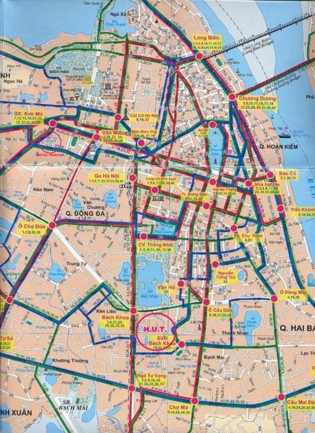 hanoi basi njia ya ramani