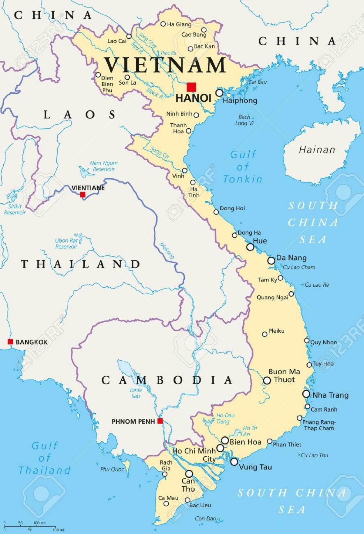 hanoi ramani ya eneo