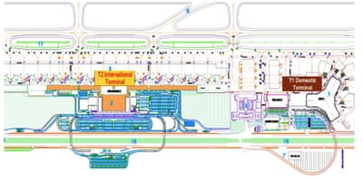 Hanoi airport terminal ramani