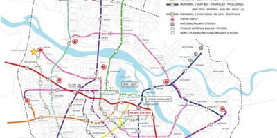 Ramani ya hanoi metro