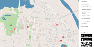 Ramani ya hanoi mitaani chakula
