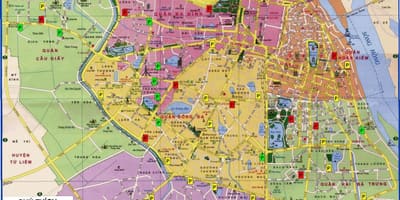 Hanoi ramani ya vietnam